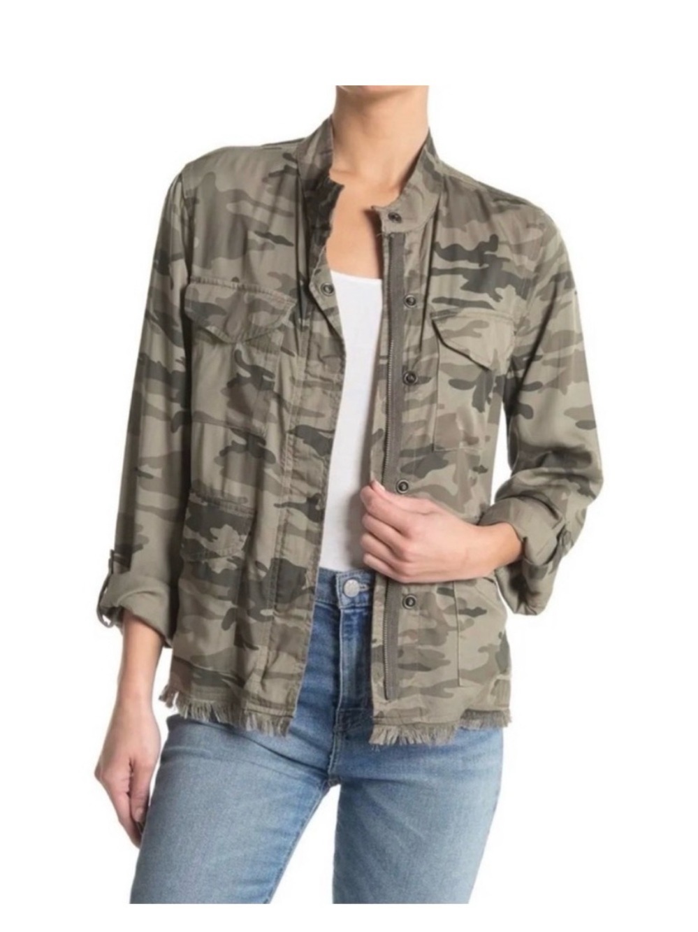 Sanctuary, camo jacket